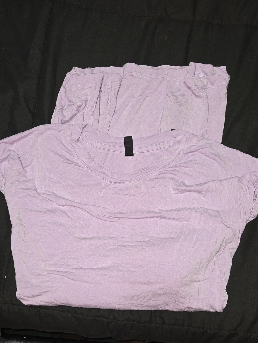 Light Lavender Women's Crew Neck Top